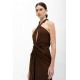 Φόρεμα Canela brown 